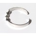 Bracciale acciaio inox con spirale centrale